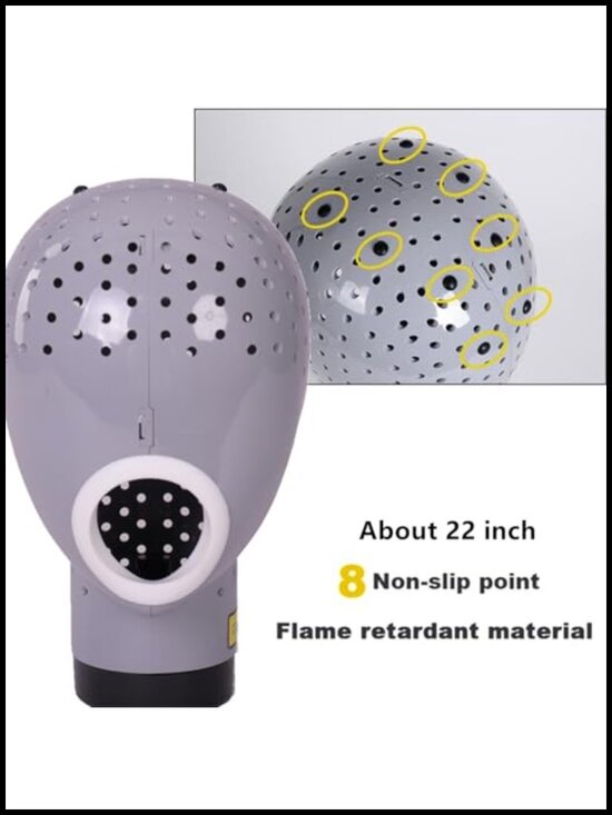 Hair Dryer Wig Stand Holder Mannequin Head, Drying Wig From Inside to Outside, main image 6